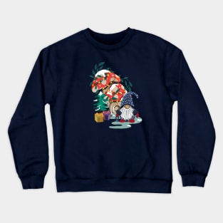 Christmas Gnomes celebrating Crewneck Sweatshirt